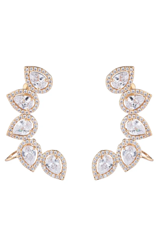 Eye Candy LA Earrings Negin Ear Climber Cuff
