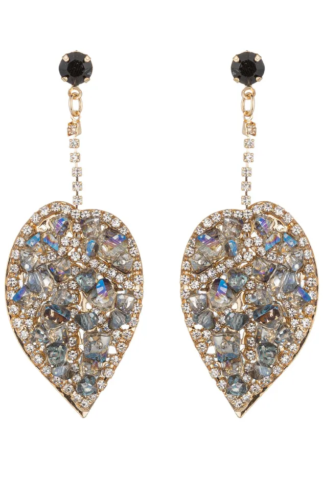 Eye Candy LA Earrings Spring Leaf Drop Earrings