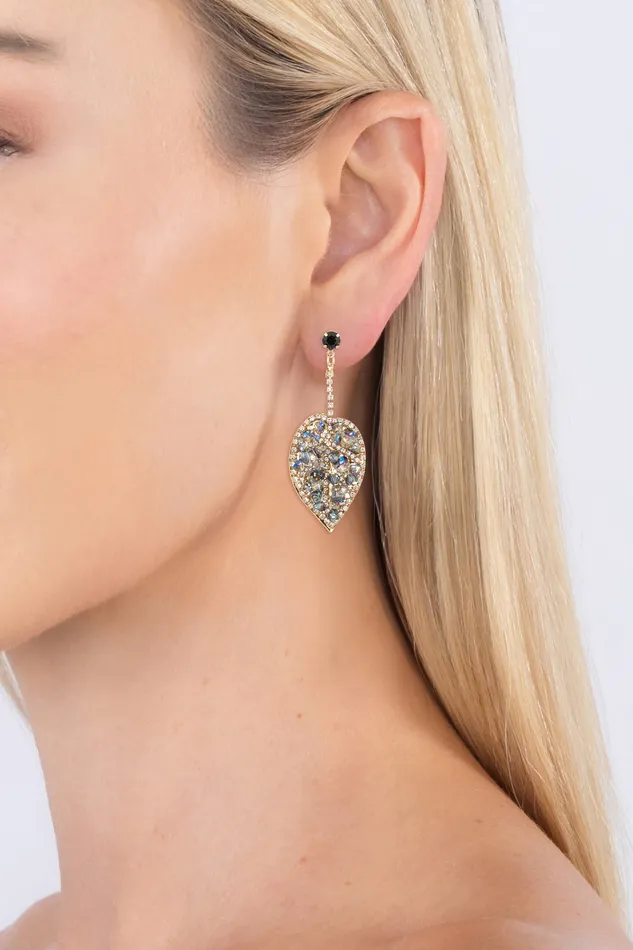 Eye Candy LA Earrings Spring Leaf Drop Earrings