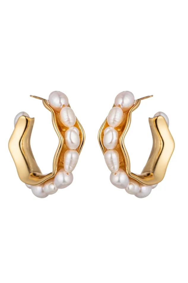 Eye Candy LA Isabella 18K Gold Plated Earring PreStyled Sets
