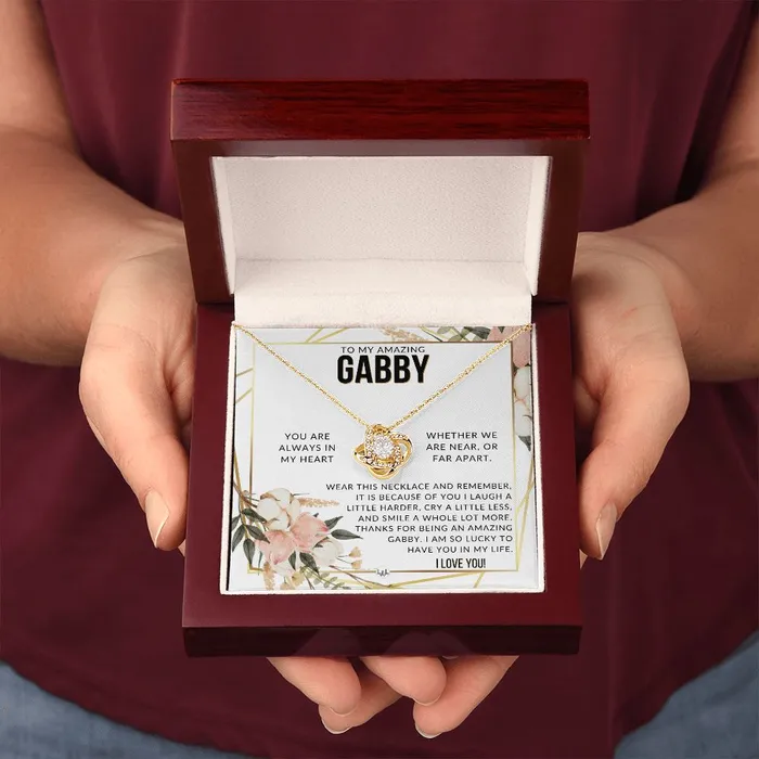 Gabby Gift Beautiful Womens Pendant From Granddaughter Grandson Grandkids Great For Mothers Day Christmas or Birthday ShineOn Fulfillment Necklaces