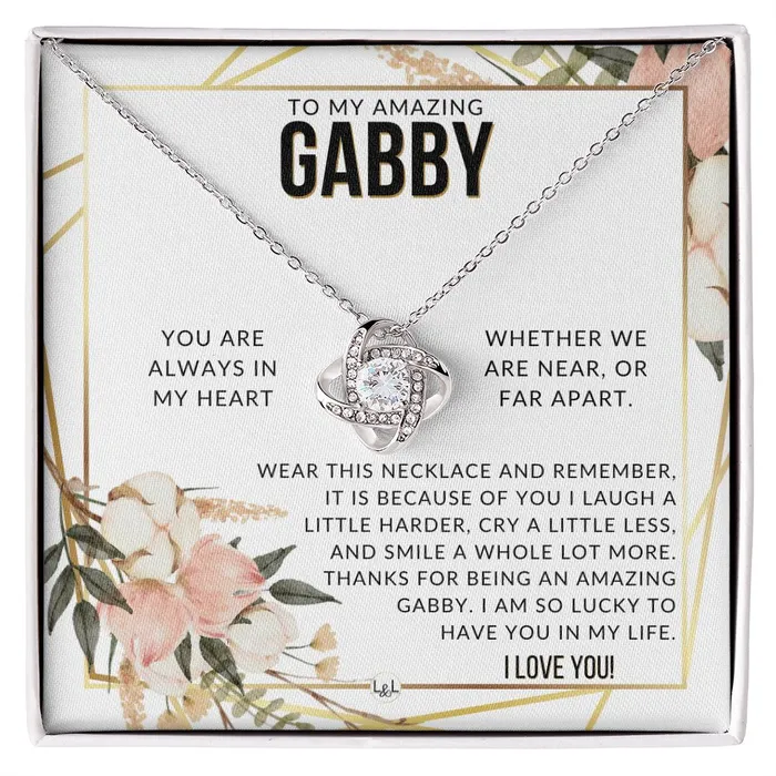 Gabby Gift Beautiful Womens Pendant From Granddaughter Grandson Grandkids Great For Mothers Day Christmas or Birthday ShineOn Fulfillment Necklaces