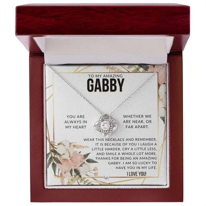 Gabby Gift Beautiful Womens Pendant From Granddaughter Grandson Grandkids Great For Mothers Day Christmas or Birthday ShineOn Fulfillment Necklaces