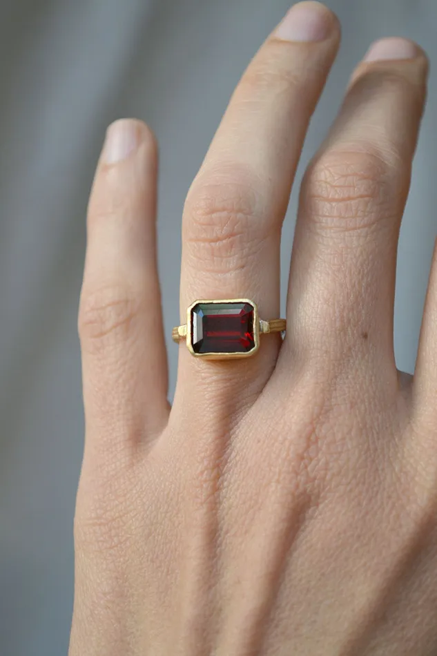 Garnet Ring Charlotte Wendes Rings