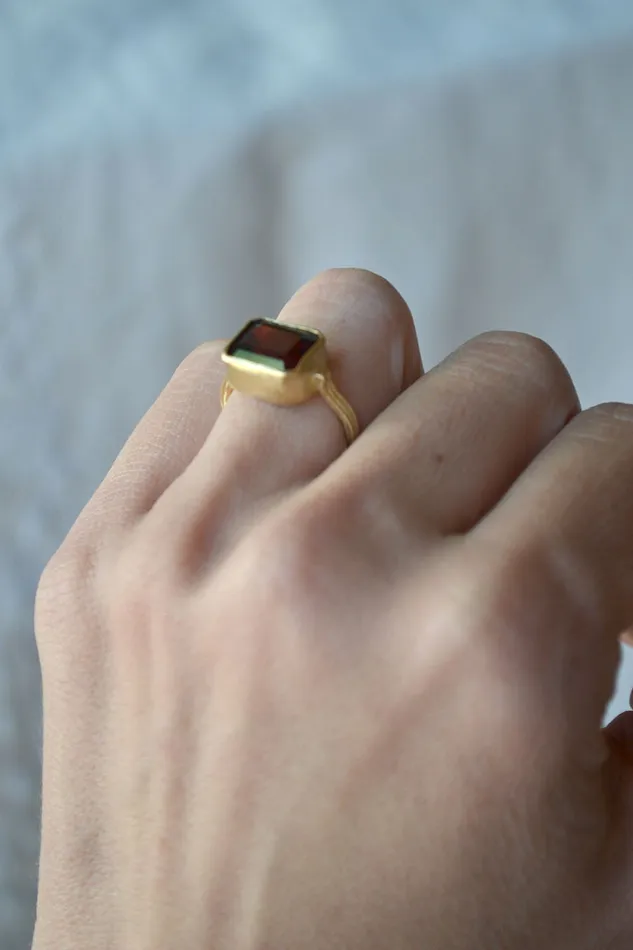 Garnet Ring Charlotte Wendes Rings