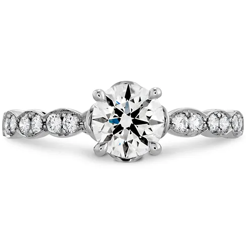 Hearts on Fire Rings Hearts on Fire Lorelei Floral Engagement Ring
