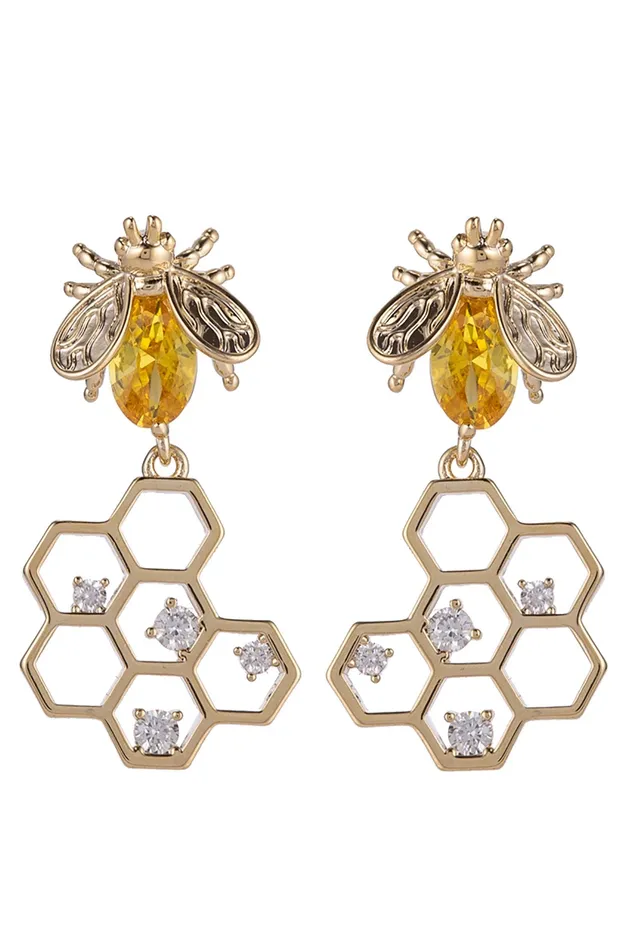 Hexacomb Earrings Eye Candy LA Earrings