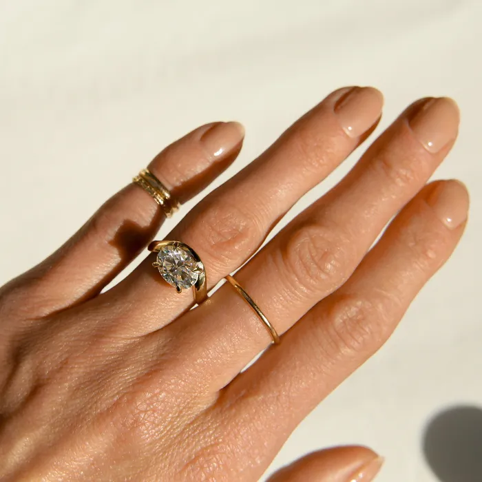 Hydra 3ct Diamond Engagement Ring 35mm Band Palacio for CIVAL Rings