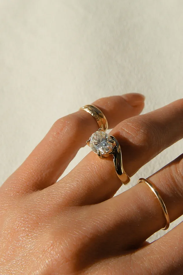 Hydra 3ct Diamond Engagement Ring 35mm Band Palacio for CIVAL Rings
