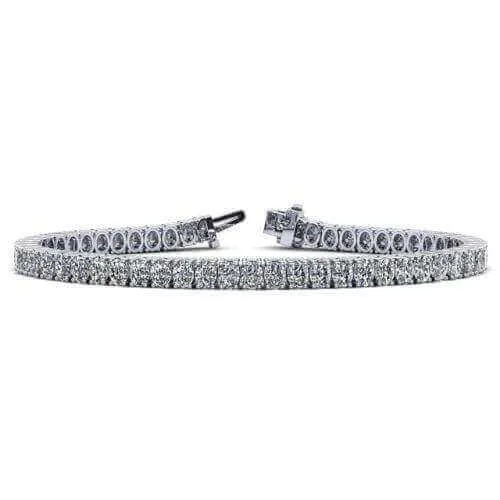 Izakov Diamonds Fine Jewelry Bracelets 14K Gold Oval Diamond Tennis Bracelet