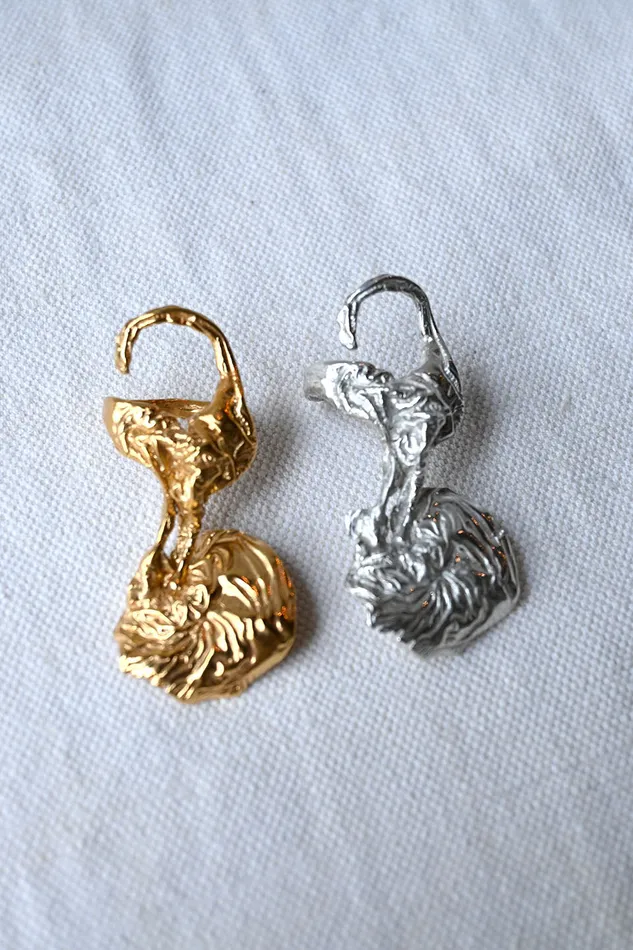 Joanne Burke Rings Sea Whip Ring SilverGold