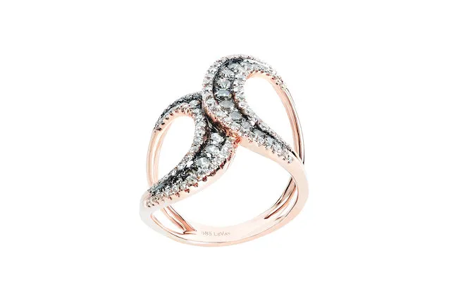 LeVian LeVian Chocolate and Vanilla Diamond Ring 84 ctw Rings