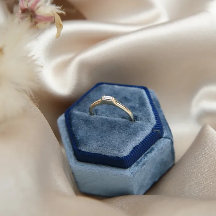 Luca CIVAL Originals 14k Diamond Baguette Ring Palacio for CIVAL Rings