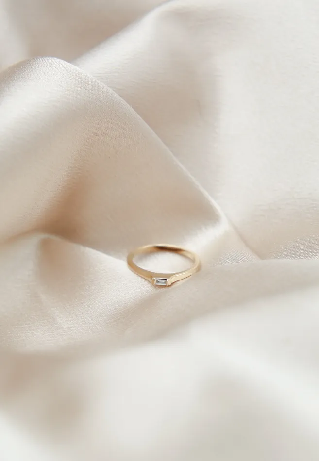 Luca CIVAL Originals 14k Diamond Baguette Ring Palacio for CIVAL Rings