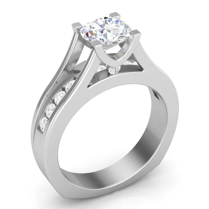 Luminar Rings Diamond Engagement Ring Luminar L6852 150 ctw