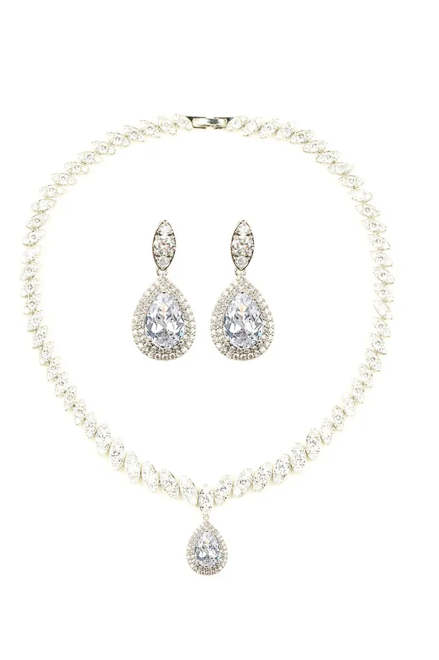 May CZ Necklace Set Eye Candy LA Necklaces