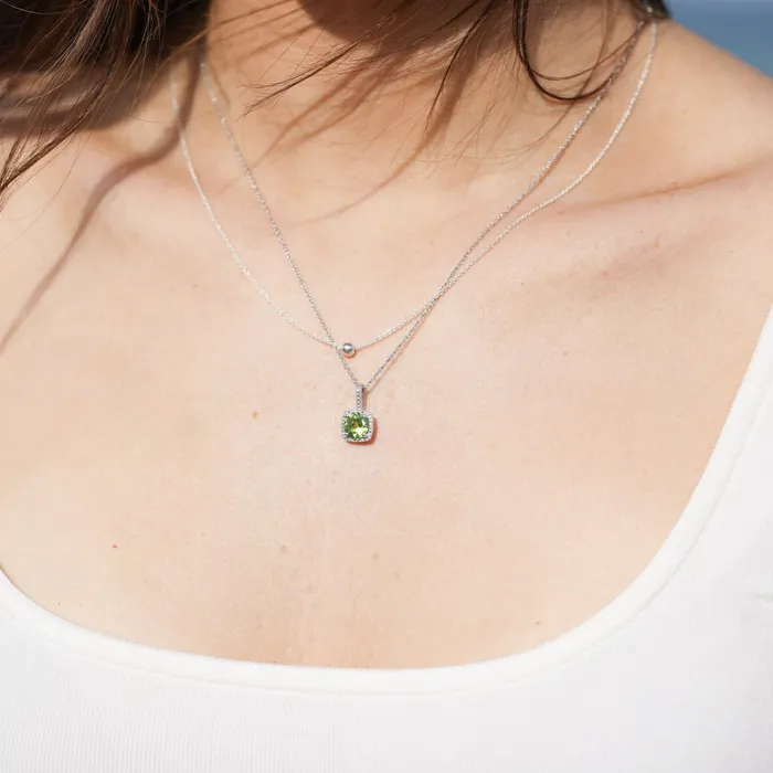 Minimalist Wear Everyday 4 MM Ball Adjustable Necklace Solid 14K White Yellow Gold or Sterling Silver 302 Fine Jewelry Necklaces