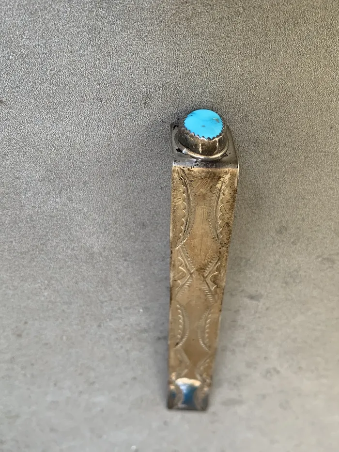 Necklaces Crown Jewels Coin Native American Sterling Turquoise Book Mark