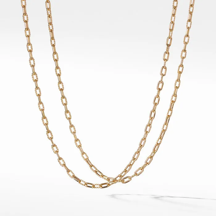Necklaces DAVID YURMAN INC DY Madison 18 Chain Necklace in 18K Yellow Gold 3mm