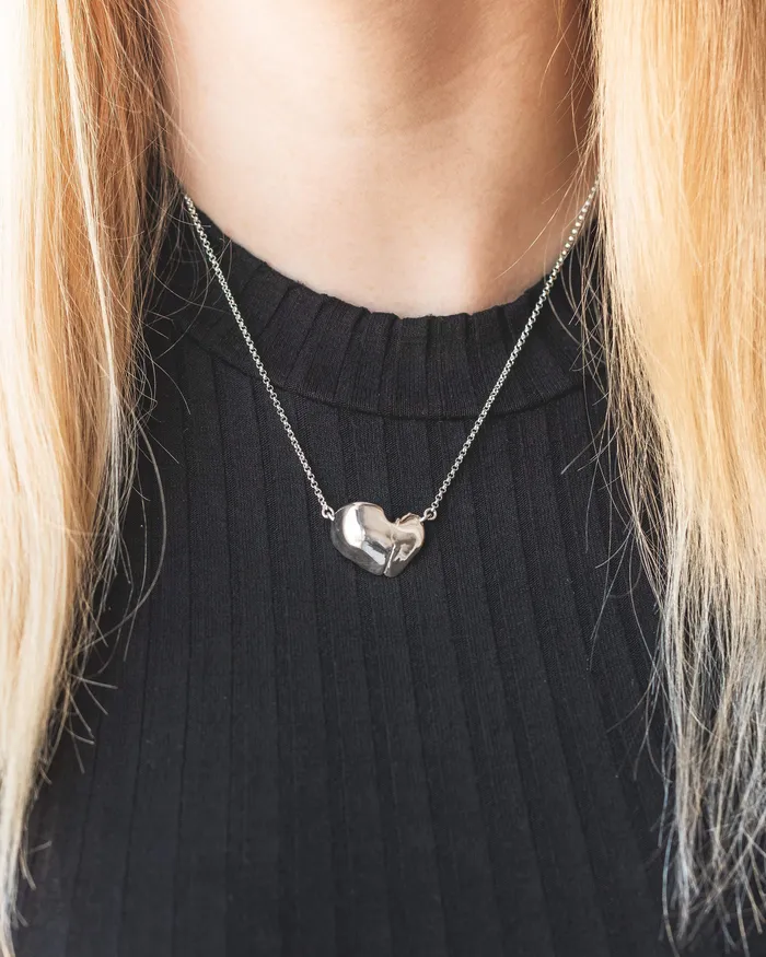 Necklaces liver necklace silver sciencejewelry1824
