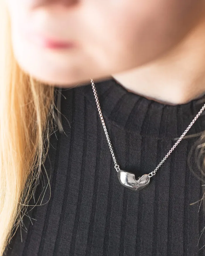 Necklaces liver necklace silver sciencejewelry1824