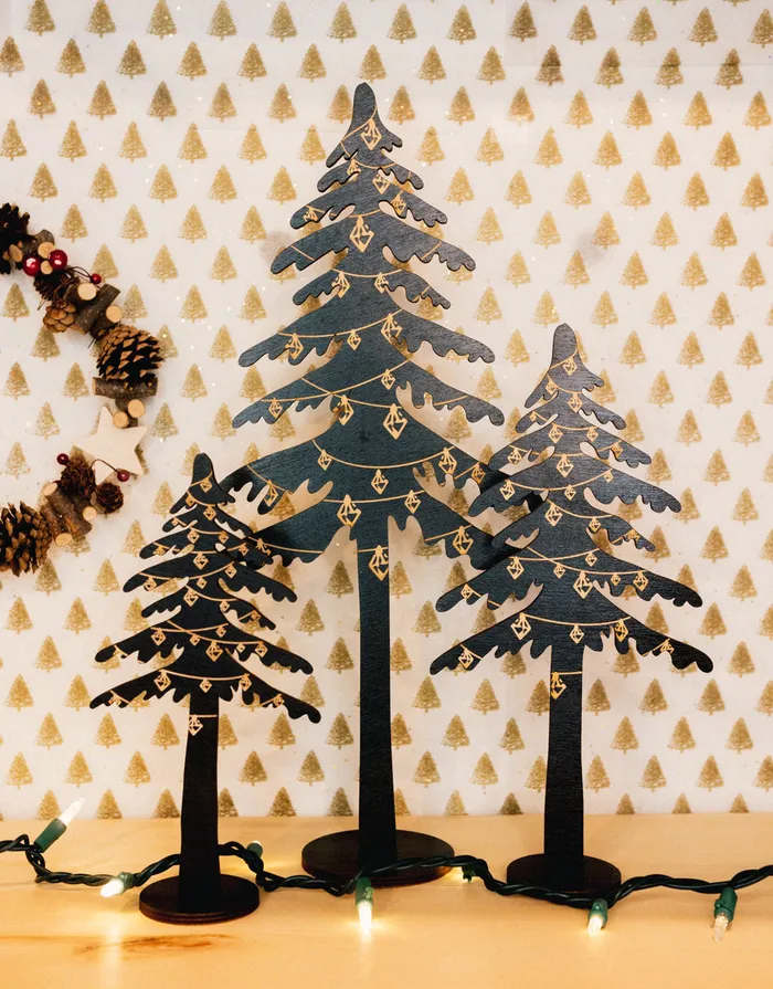 Necklaces REBELLES DES BOIS DESIGN Sapin guirlande Rebelles des bois design