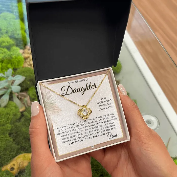 Necklaces ShineOn Fulfillment Daughter Gifts From Dad Necklace For Daughter From Dad Pendant Necklace Sentimental Keepsake Message Great Christmas Gift Birthday Present or Graduation Surprise