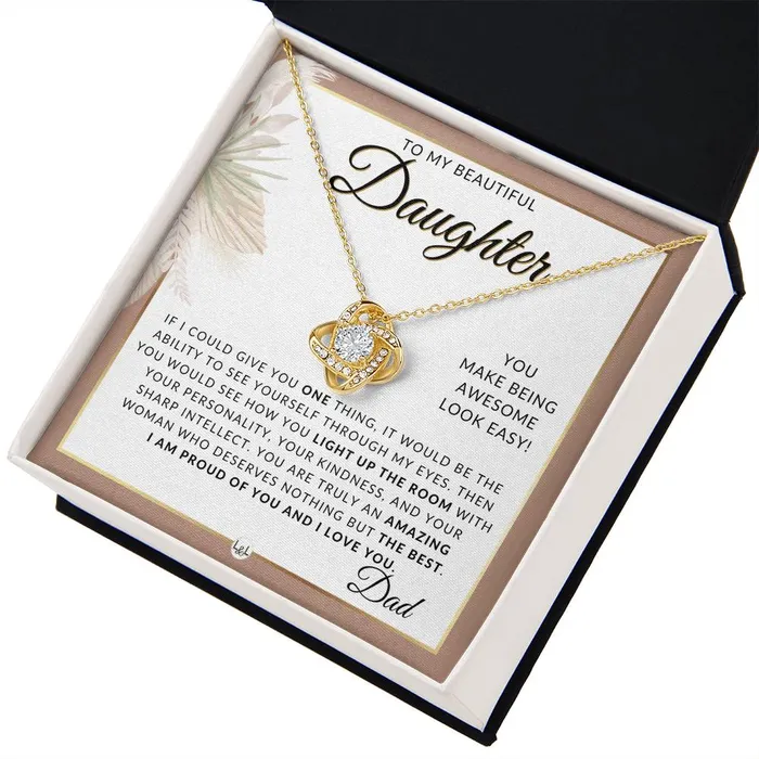 Necklaces ShineOn Fulfillment Daughter Gifts From Dad Necklace For Daughter From Dad Pendant Necklace Sentimental Keepsake Message Great Christmas Gift Birthday Present or Graduation Surprise