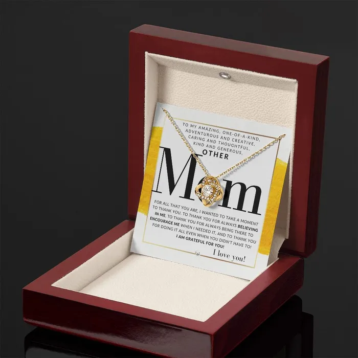 Necklaces ShineOn Fulfillment Gift For Your Other Mom Present for Stepmom Bonus Mom Second Mom Unbiological Mom or Other Mom Great For Mothers Day Christmas Her Birthday Or As An Encouragement Gift