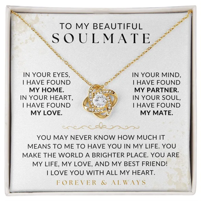 Necklaces ShineOn Fulfillment My Love My Best Friend Soulmate Necklace