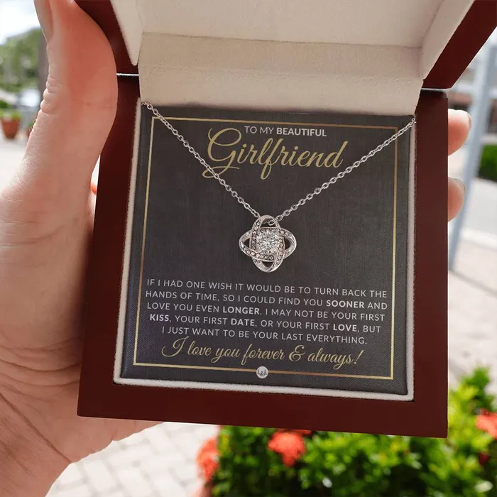 Necklaces ShineOn Fulfillment Special Gift For Girlfriend Pendant Necklace Sentimental and Romantic Christmas Gift Valentines Day Birthday or Anniversary Present