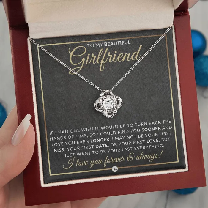 Necklaces ShineOn Fulfillment Special Gift For Girlfriend Pendant Necklace Sentimental and Romantic Christmas Gift Valentines Day Birthday or Anniversary Present