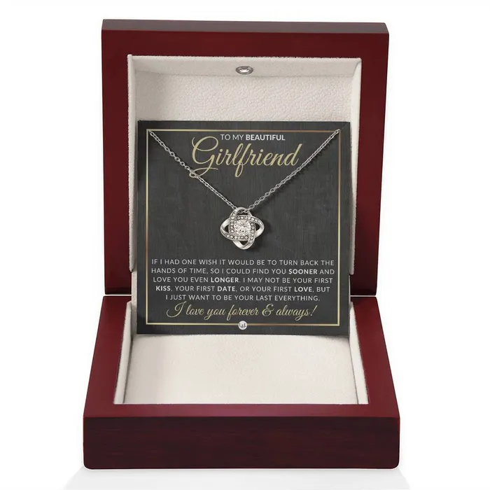 Necklaces ShineOn Fulfillment Special Gift For Girlfriend Pendant Necklace Sentimental and Romantic Christmas Gift Valentines Day Birthday or Anniversary Present