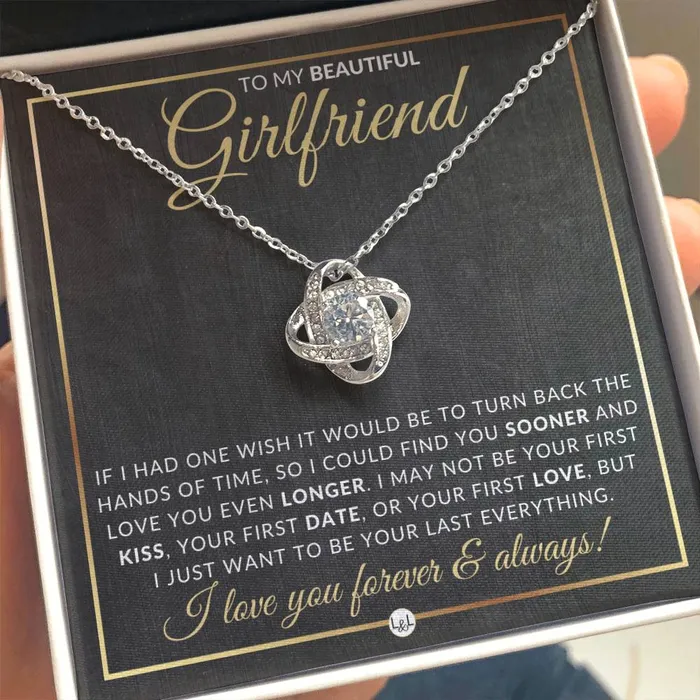 Necklaces ShineOn Fulfillment Special Gift For Girlfriend Pendant Necklace Sentimental and Romantic Christmas Gift Valentines Day Birthday or Anniversary Present