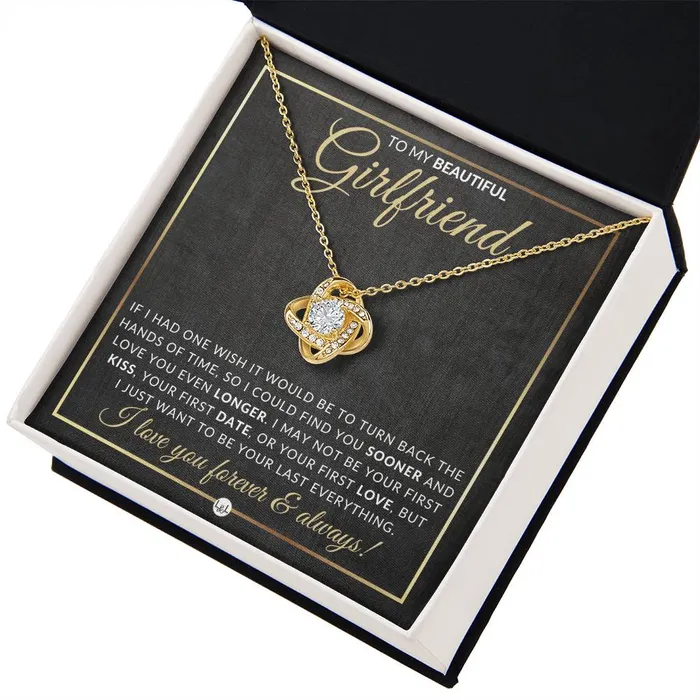 Necklaces ShineOn Fulfillment Special Gift For Girlfriend Pendant Necklace Sentimental and Romantic Christmas Gift Valentines Day Birthday or Anniversary Present