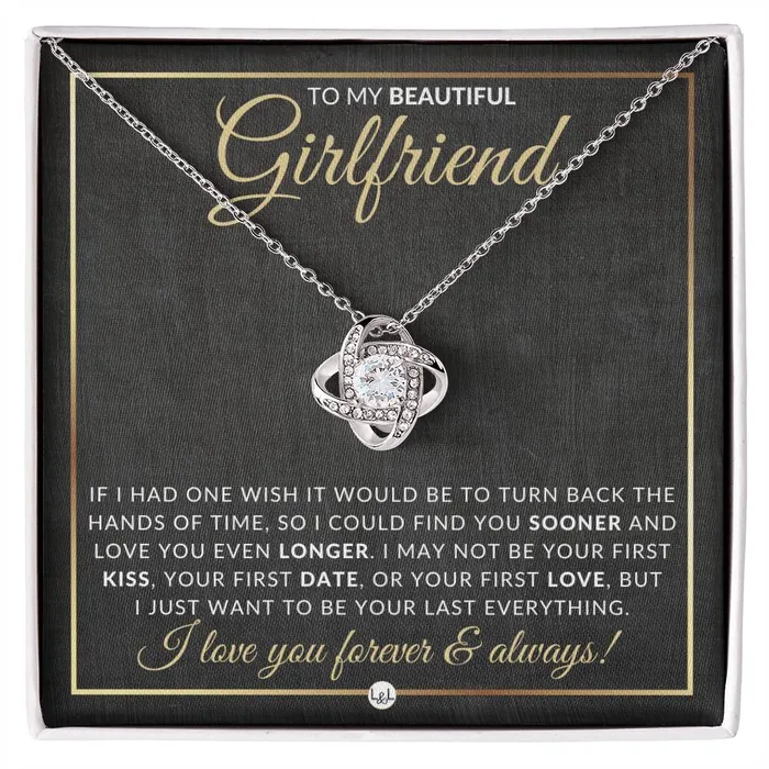 Necklaces ShineOn Fulfillment Special Gift For Girlfriend Pendant Necklace Sentimental and Romantic Christmas Gift Valentines Day Birthday or Anniversary Present