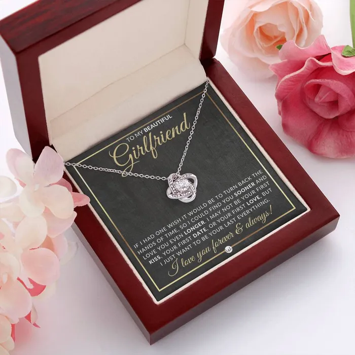 Necklaces ShineOn Fulfillment Special Gift For Girlfriend Pendant Necklace Sentimental and Romantic Christmas Gift Valentines Day Birthday or Anniversary Present