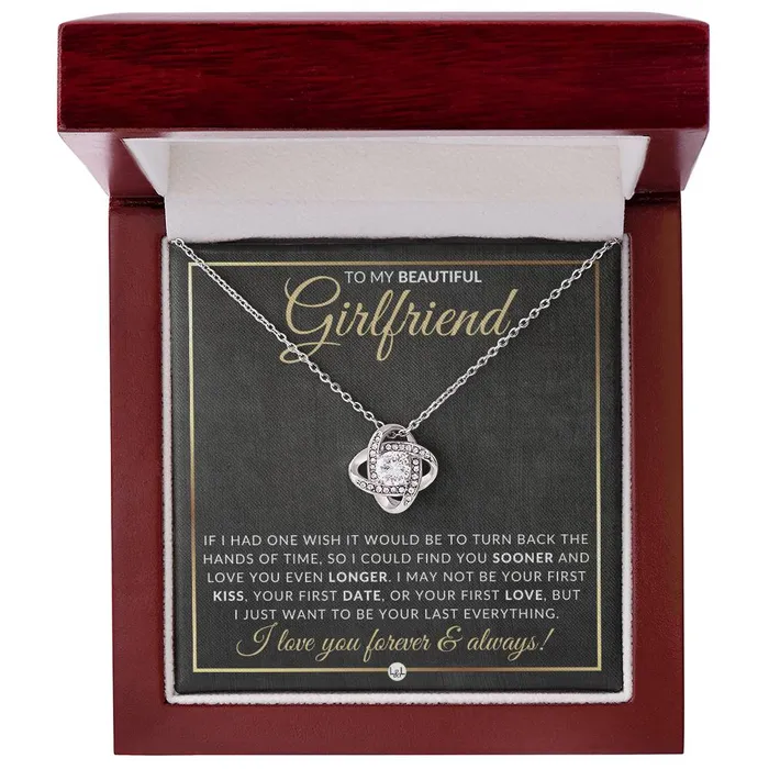 Necklaces ShineOn Fulfillment Special Gift For Girlfriend Pendant Necklace Sentimental and Romantic Christmas Gift Valentines Day Birthday or Anniversary Present