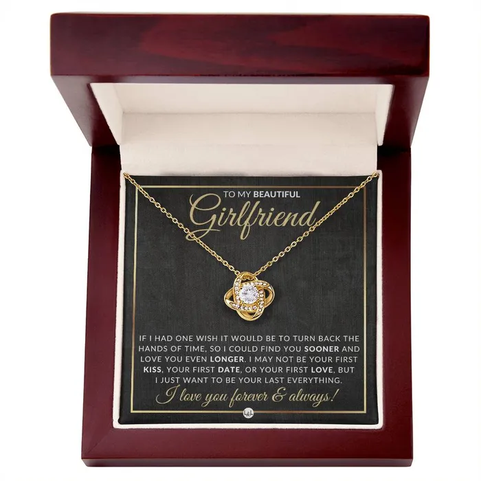Necklaces ShineOn Fulfillment Special Gift For Girlfriend Pendant Necklace Sentimental and Romantic Christmas Gift Valentines Day Birthday or Anniversary Present