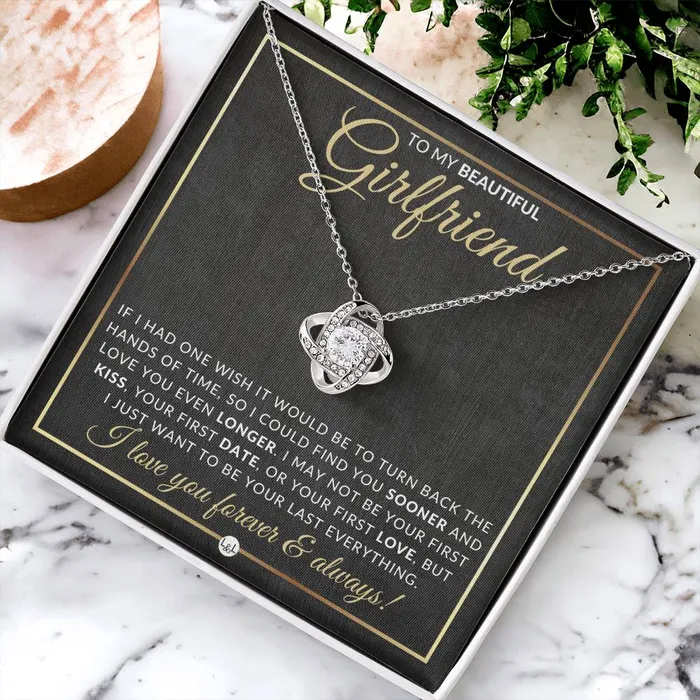 Necklaces ShineOn Fulfillment Special Gift For Girlfriend Pendant Necklace Sentimental and Romantic Christmas Gift Valentines Day Birthday or Anniversary Present