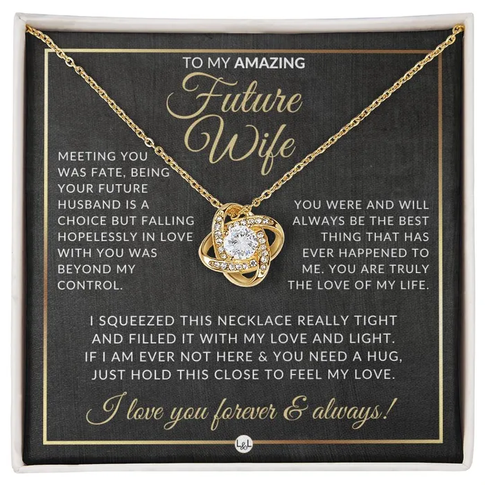 Necklaces SurpriseGift For Future Wife Pendant Necklace Sentimental and Romantic Christmas Gift Valentines Day Birthday or Anniversary Present ShineOn Fulfillment Necklaces SurpriseGift For Future Wife Pendant Necklace Sentimental and Romantic Christmas Gift Valentines Day Birthday or Anniversary Present ShineOn Fulfillment
