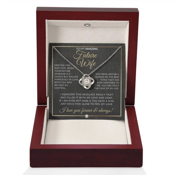 Necklaces SurpriseGift For Future Wife Pendant Necklace Sentimental and Romantic Christmas Gift Valentines Day Birthday or Anniversary Present ShineOn Fulfillment