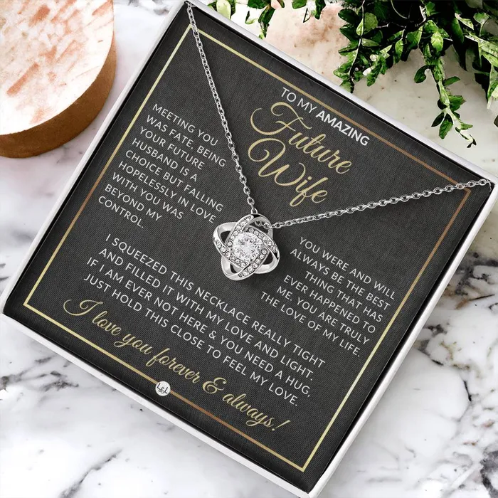 Necklaces SurpriseGift For Future Wife Pendant Necklace Sentimental and Romantic Christmas Gift Valentines Day Birthday or Anniversary Present ShineOn Fulfillment