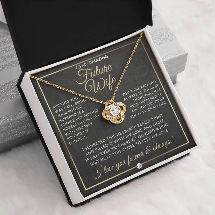 Necklaces SurpriseGift For Future Wife Pendant Necklace Sentimental and Romantic Christmas Gift Valentines Day Birthday or Anniversary Present ShineOn Fulfillment