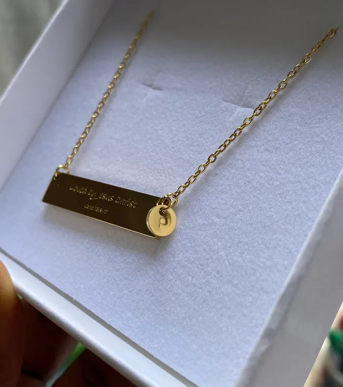 P4Purpose Necklaces LOVED BY JESUS Silver Necklace