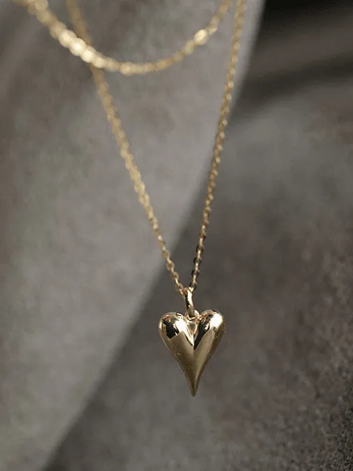 pau jewelry Necklaces Teat heart necklace