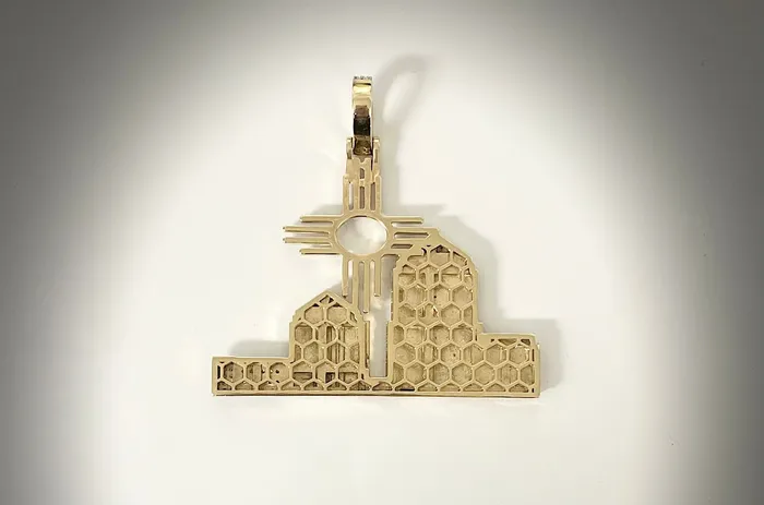 PreStyled Sets Crown Jewels Coin Custom Diamond Albuquerque SkyLine Zia Gold pendant