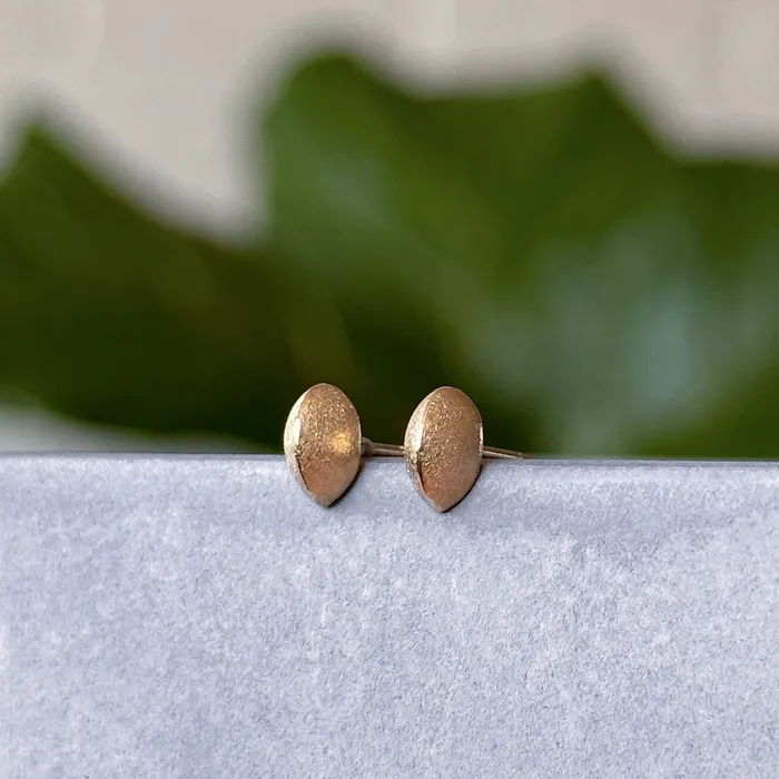 PreStyled Sets Yellow Gold Dewdrop Studs Corey Egan