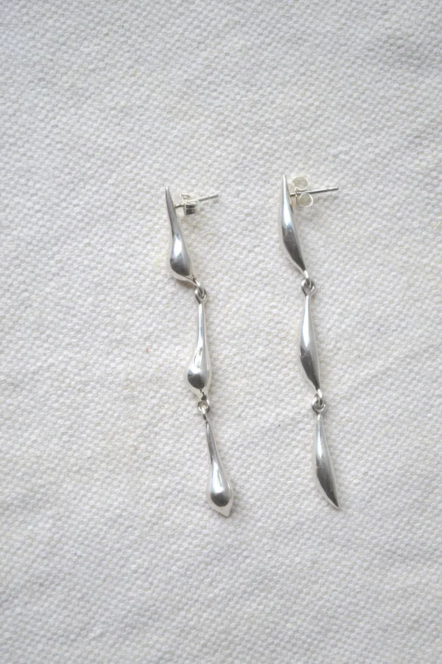 Quarry Rings Silver Lor Triple Singles