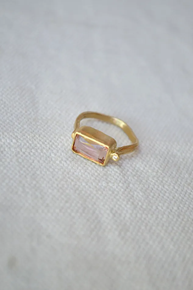 Rings Charlotte Wendes Tourmaline and Diamond Ring